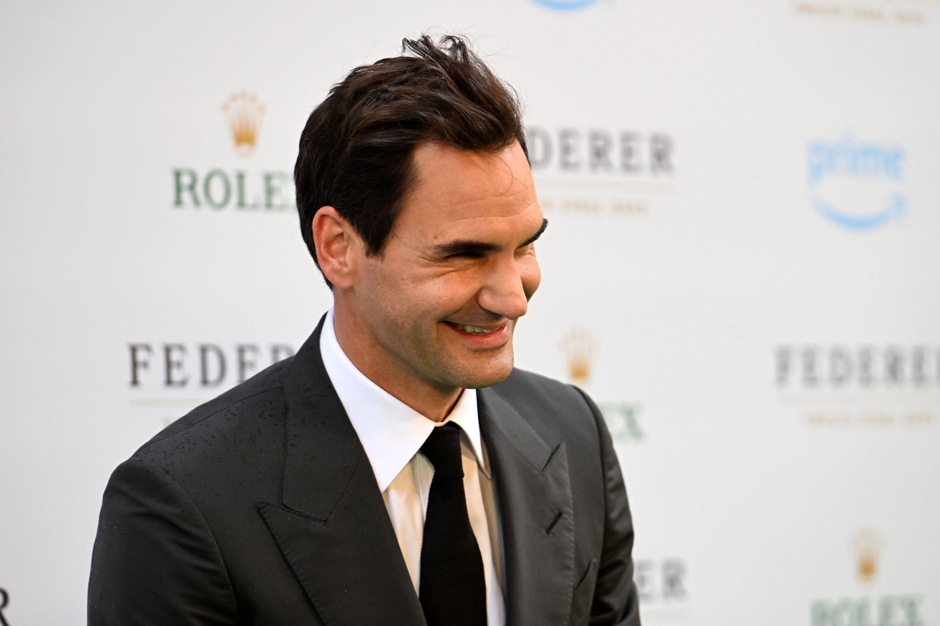 Roger Federer at the screening of his documentary (Credits: Getty)
