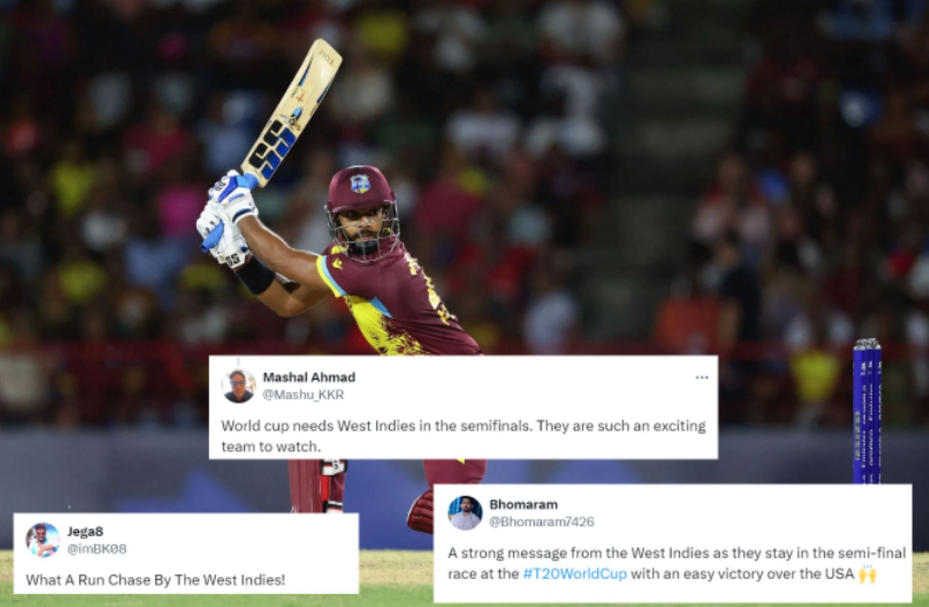 Nicholas Pooran put on the finishing touches to a dominant West Indian victory