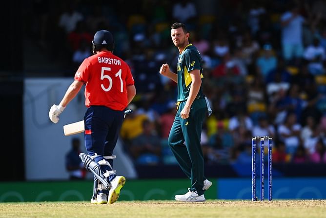 Australia vs England 2024 T20 World Cup match scorecard