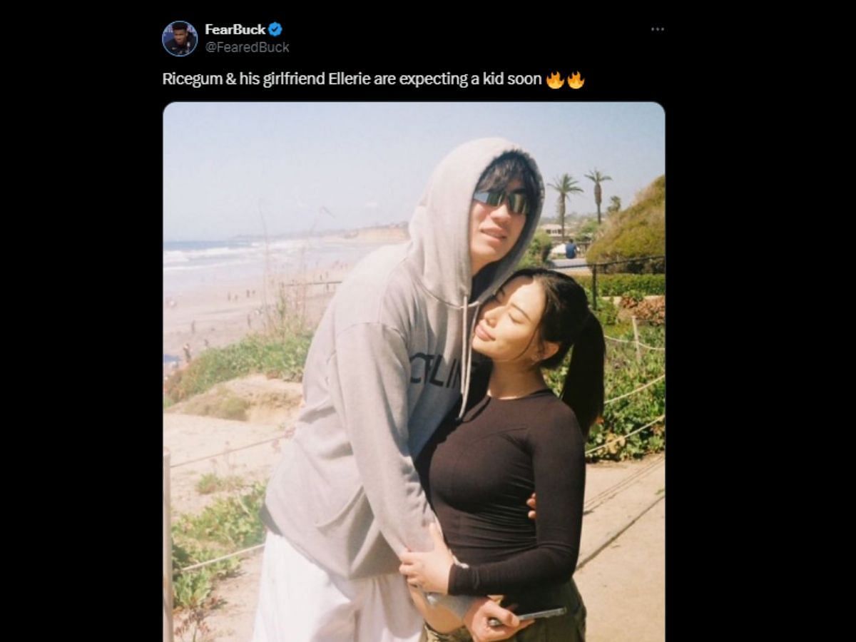 RiceGum and girlfriend Ellerie Marie expecting a child, a year after tragic  loss of unborn baby girl