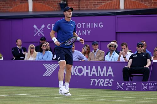 Andy Murray at the Cinch Championships - Day Three