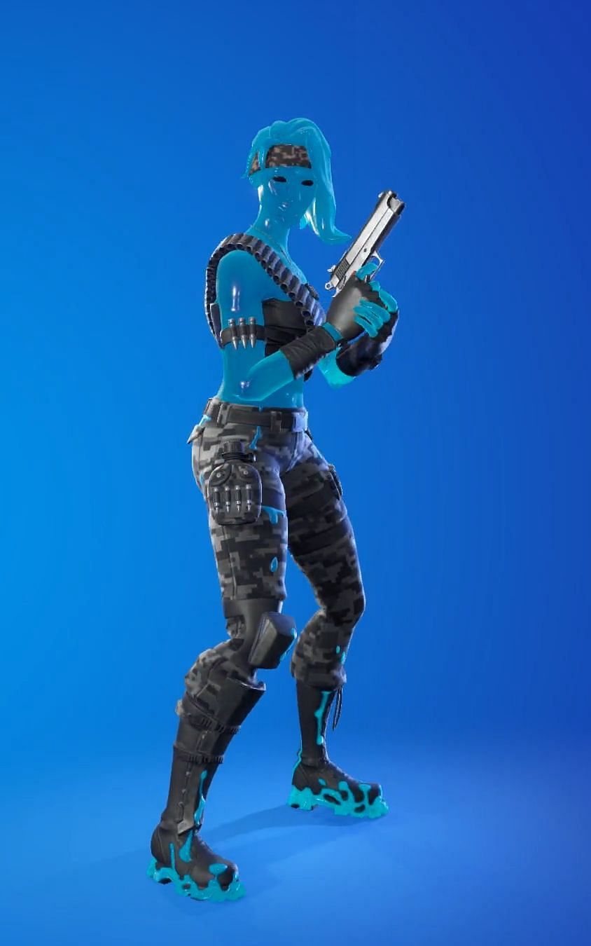 This stealthy skin is definitely among the best Fortnite Slurp Series Skins (Image via Epic Games)