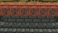 Copper trapdoors as wall decoration (Image via Mojang)