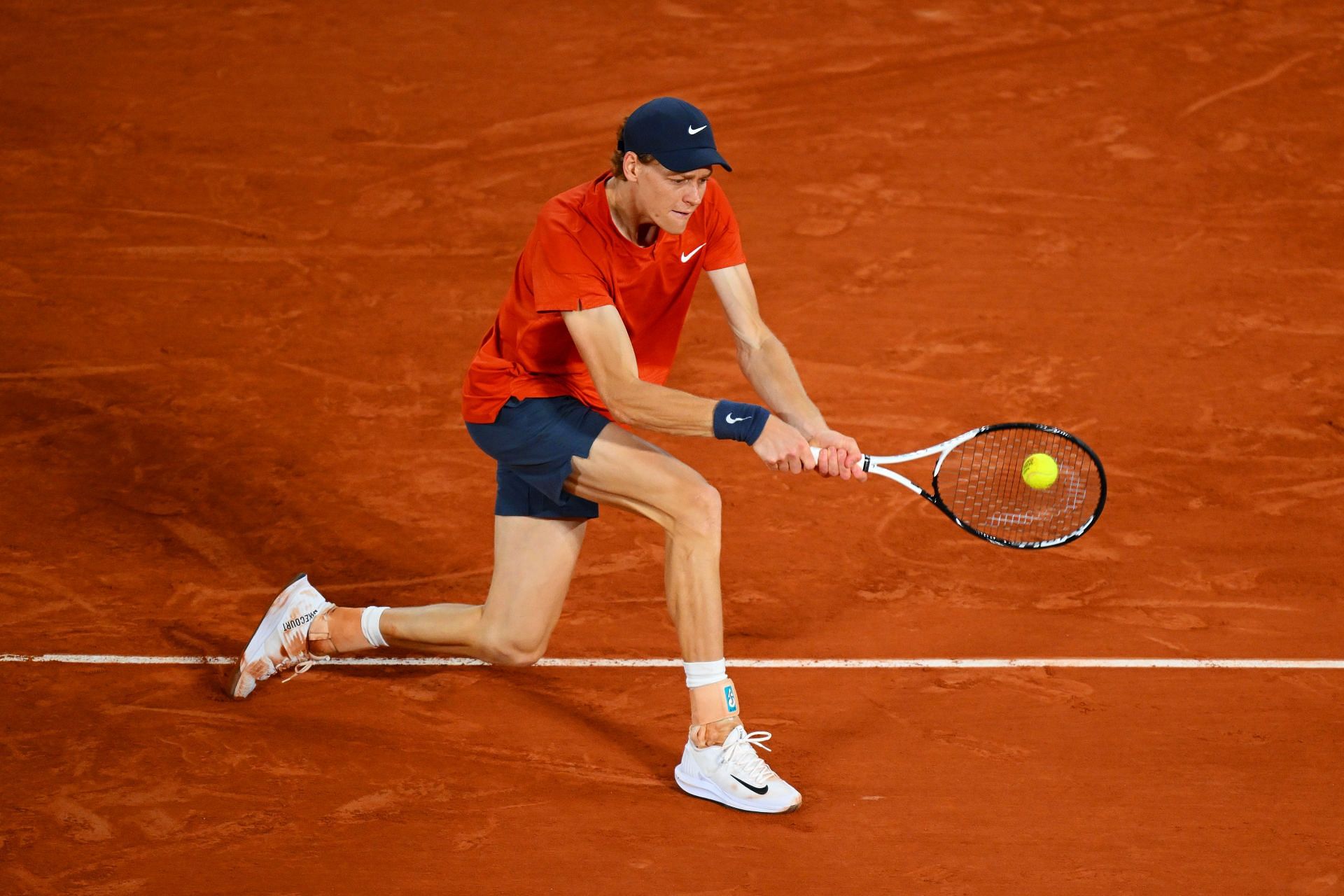 Jannik Sinner at the 2024 French Open. (Photo: Getty)