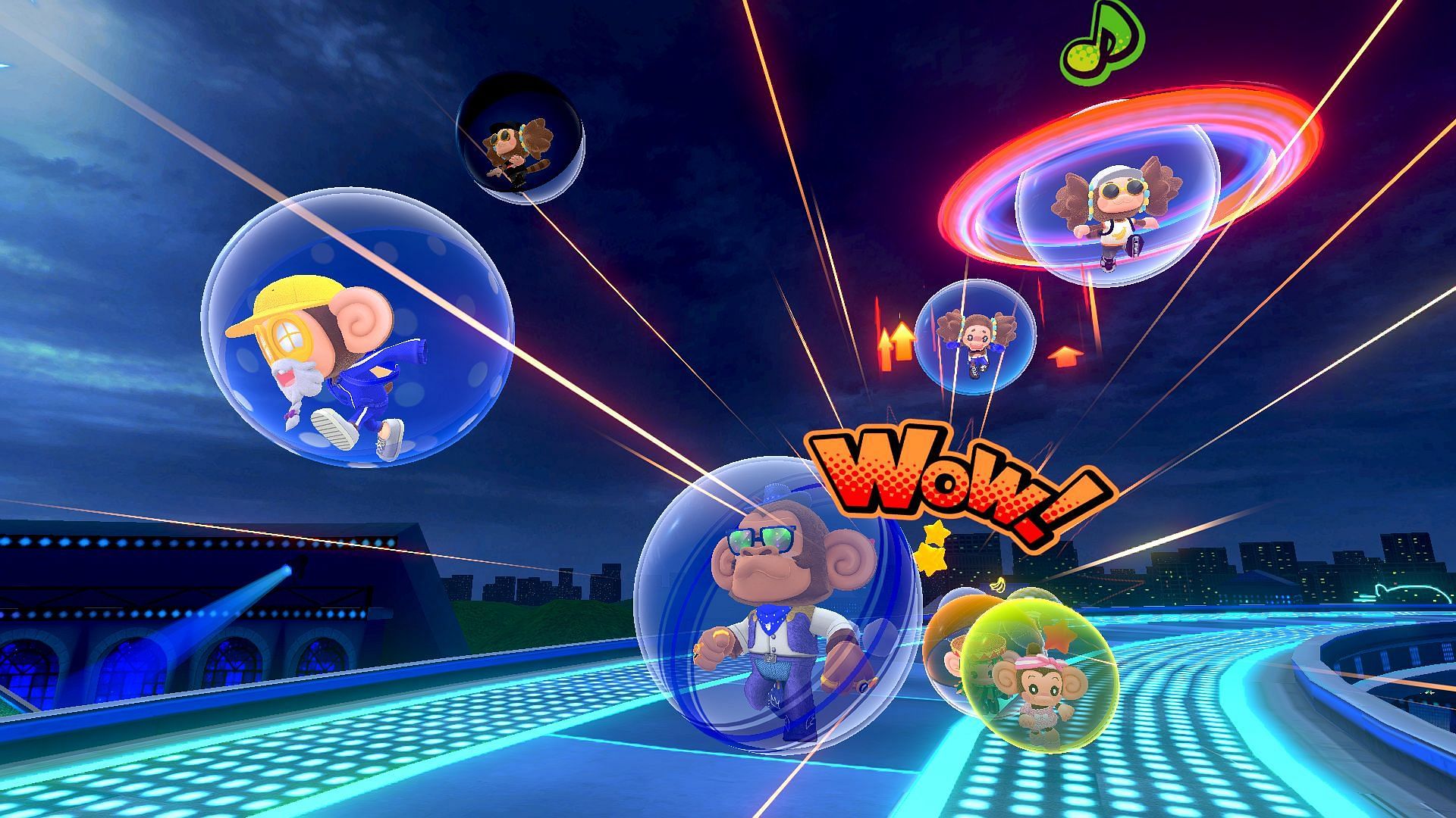 Super Monkey Ball Banana Rumble is an excellent platformer with some minor shortcomings (Image via SEGA)
