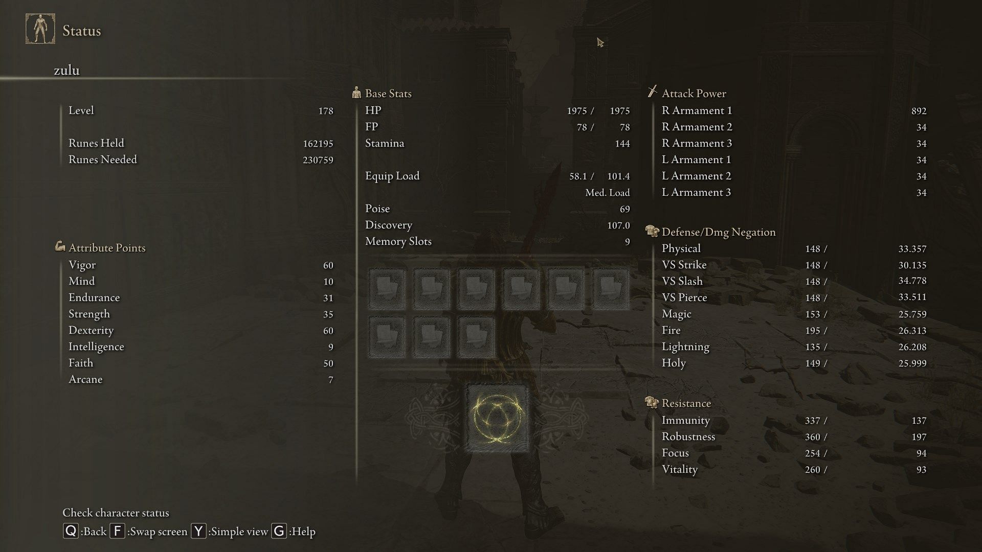 Recommended stat levels for Elden Ring Shadow of the Erdtree (Image via FromSoftware)