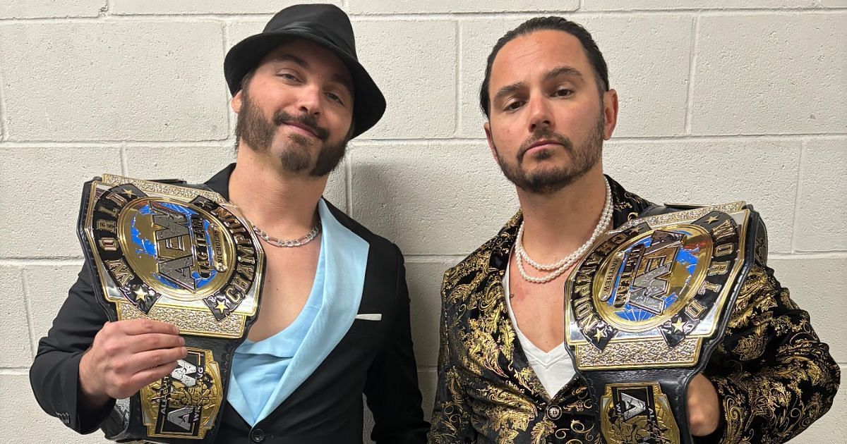 AEW Tag Team Champions The Young Bucks [Image taken from Bucks