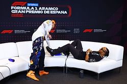WATCH: Max Verstappen offers Lewis Hamilton “a massage” in the press conference room of Spanish GP