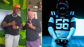 “That’s the man right there” - HC Brian Kelly hypes up 4-star OT Mario Nash Jr. during his LSU visit