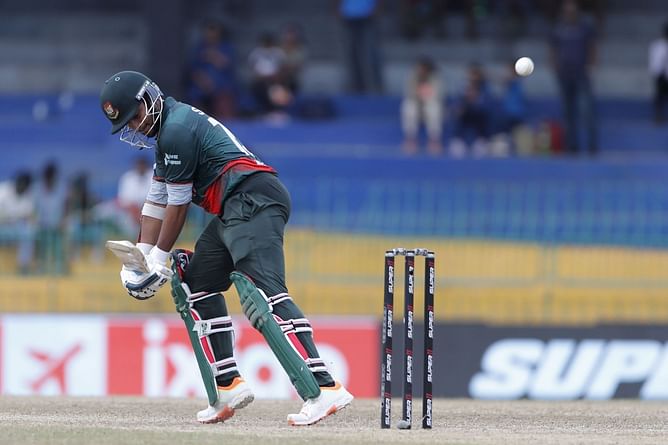 [Watch] Shakib Al Hasan departs for a golden duck following a soft dismissal in AFG vs BAN 2024 T20 World Cup Super 8 clash