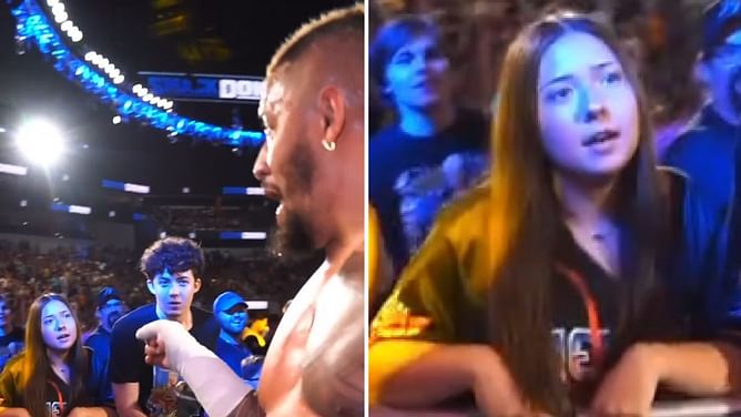 Unseen WWE footage shows what Solo Sikoa said to female fan after SmackDown went off-air