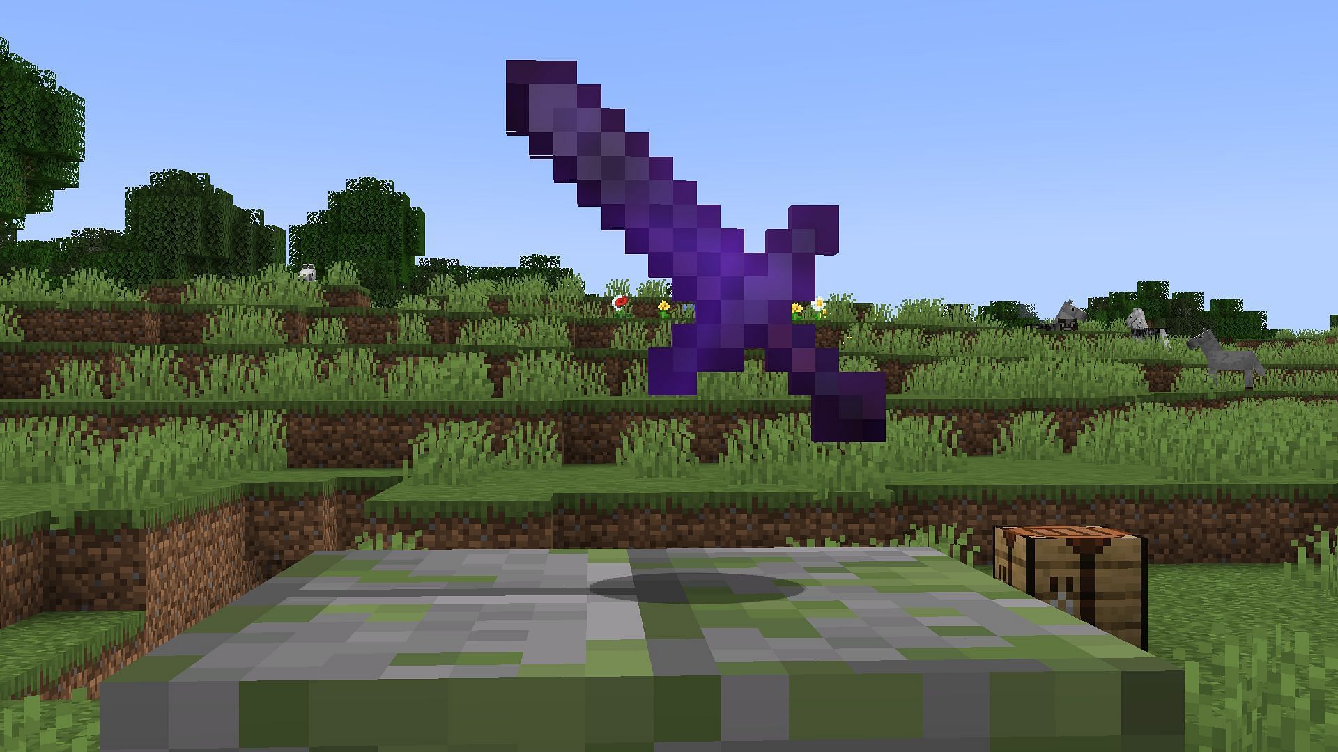Swords are the most popular weapon by far due to how easy they are to get (Image via Mojang)