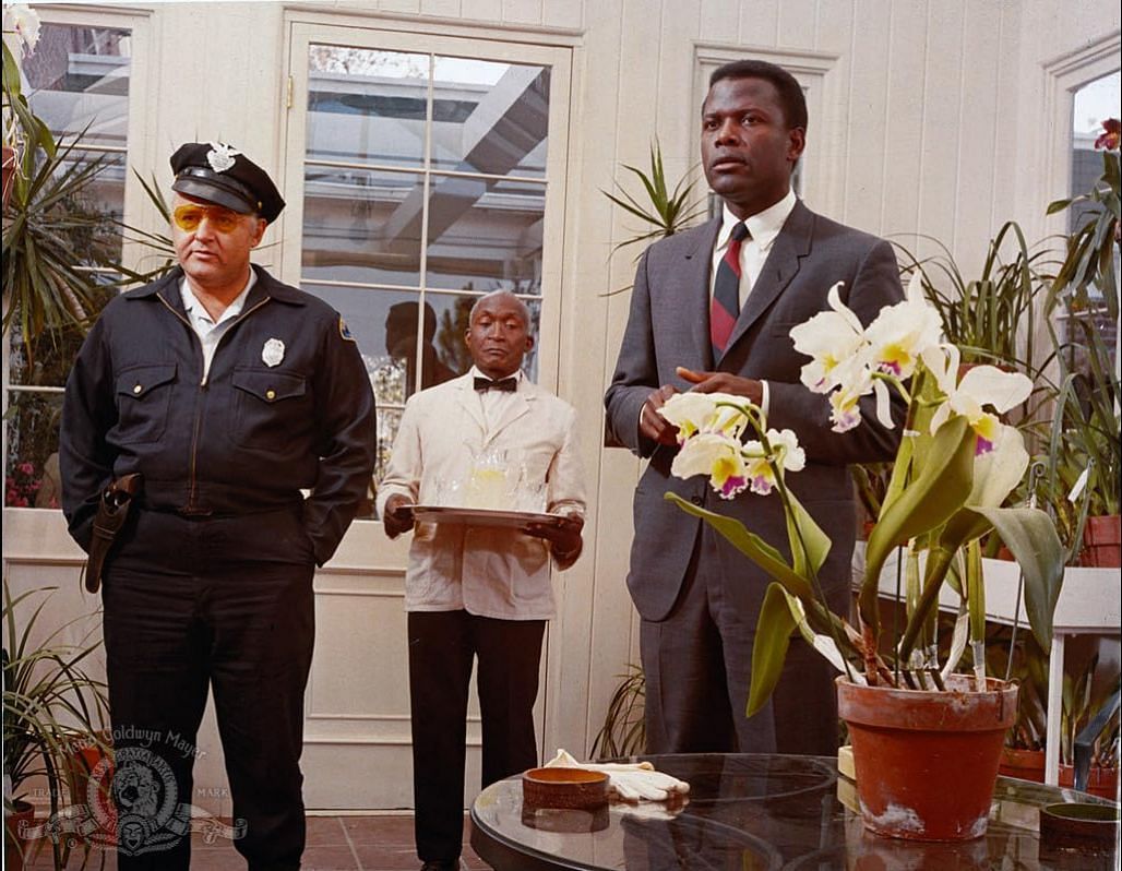 In the Heat of the Night stars Sidney Poiter and Rod Steiger (Image via MGM)