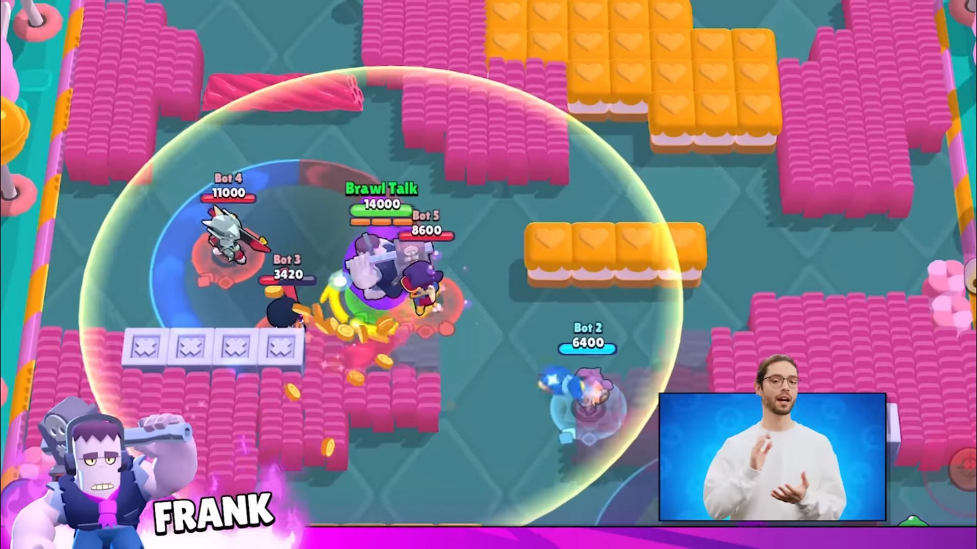 Frank using his Hypercharge (Image via Supercell)