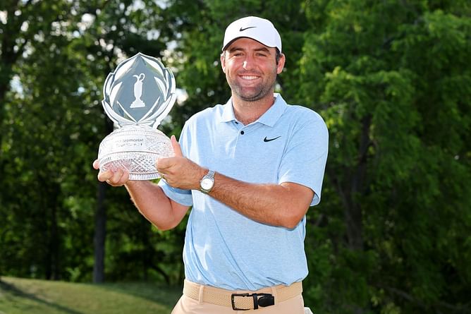 Scottie Scheffler beats his single-season record of $21,000,000 prize money earnings after taking home another $4M at the Memorial
