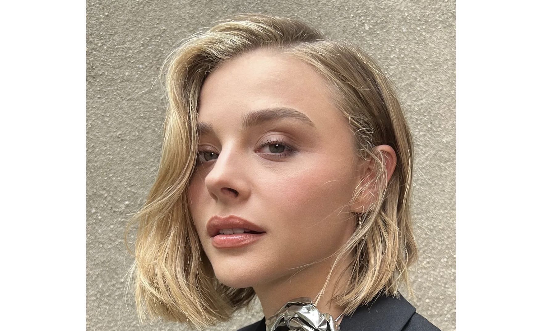 Chlo&euml; Grace Moretz (Image via @gregoryrussellhair)