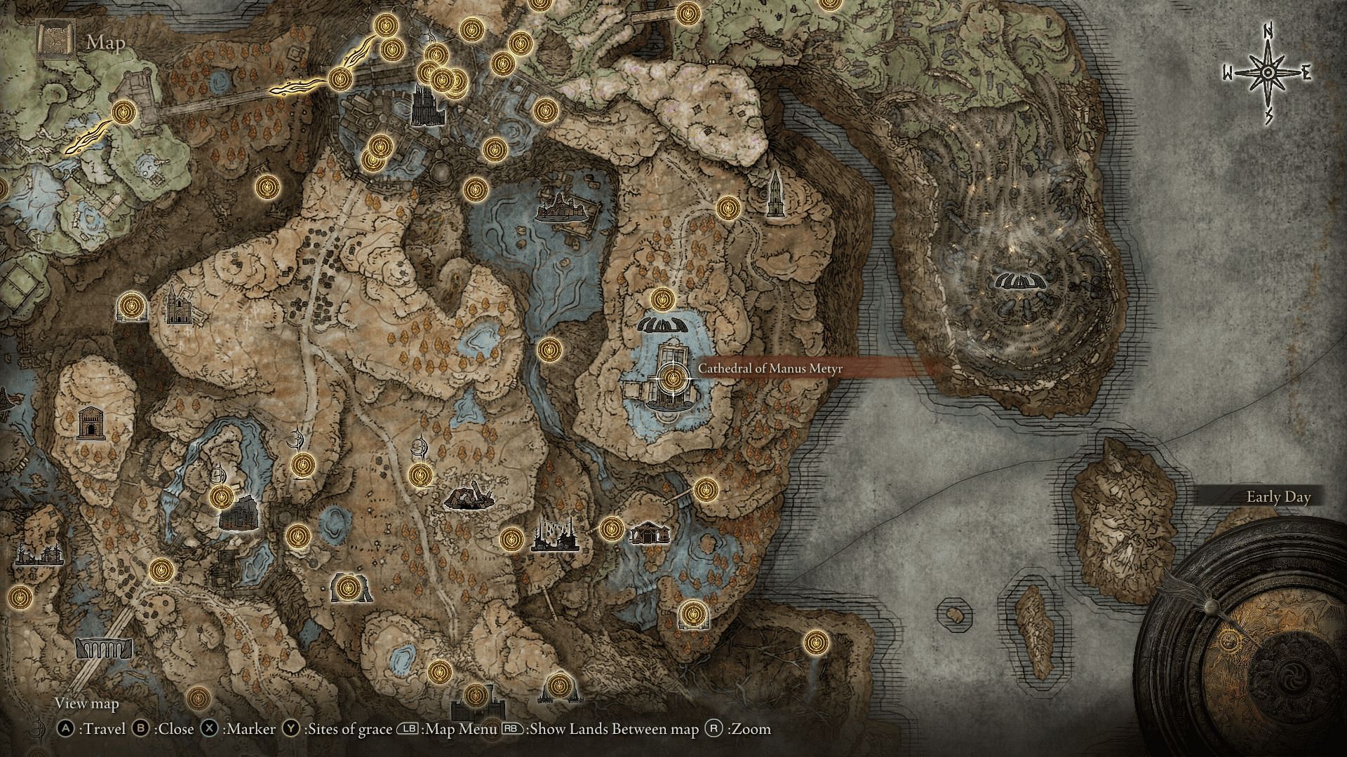 Location of Count Ymir (Image via FromSoftware)