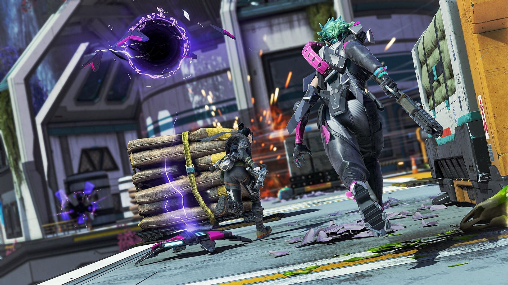 Gunfights in Apex Legends (Image via EA)
