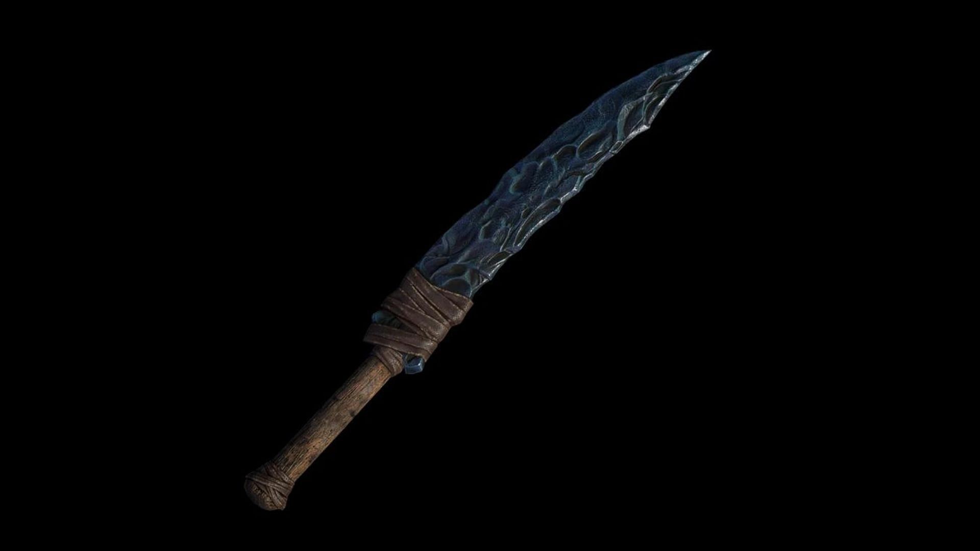 The Stone Butcher&#039;s Knife in Soulmask (Image via Qooland Games)