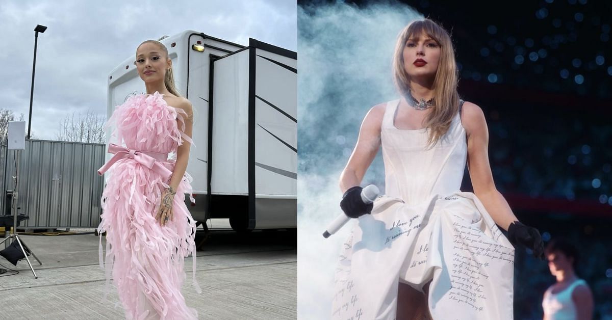 Ariana Grande - left, Taylor Swift - right (Image via Instagram/@airanagrande, @taylorswift)