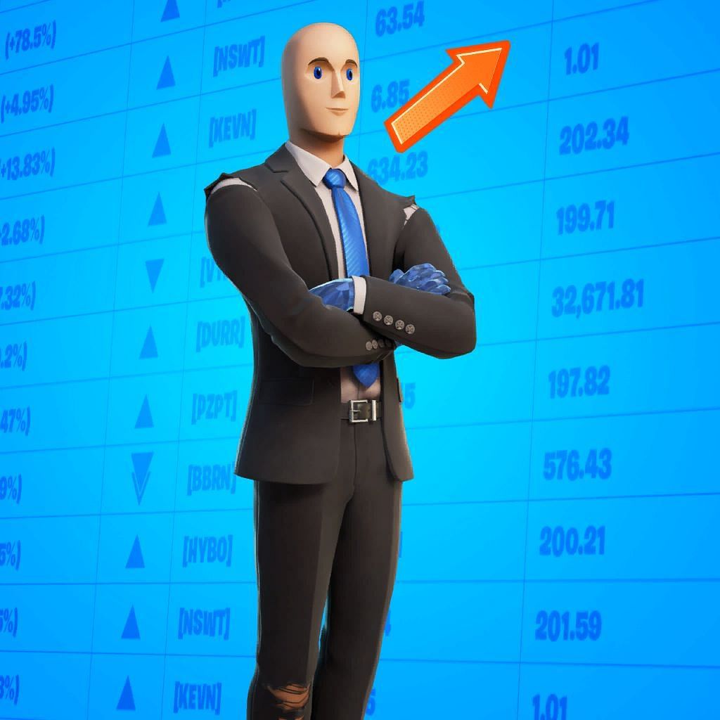Diamond Hanz is one of the best Fortnite Chapter 2 skins due to its status as a meme symbol (Image via Epic Games)