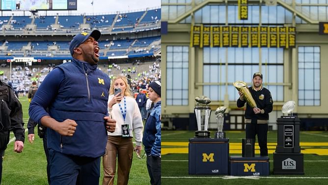 Michigan HC Sherrone Moore shares hilarious incident involving OC Kirk Campbell after championship win: "Kirk, go home. We just won the natty bro"