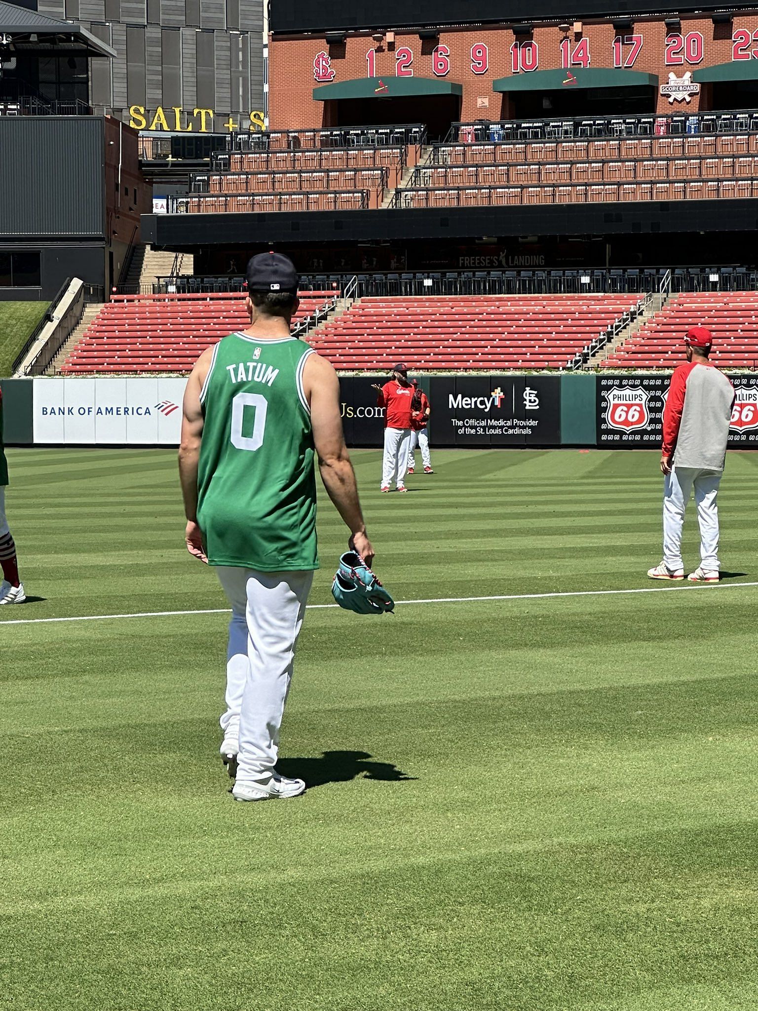 The Cardinals show support for Tatum