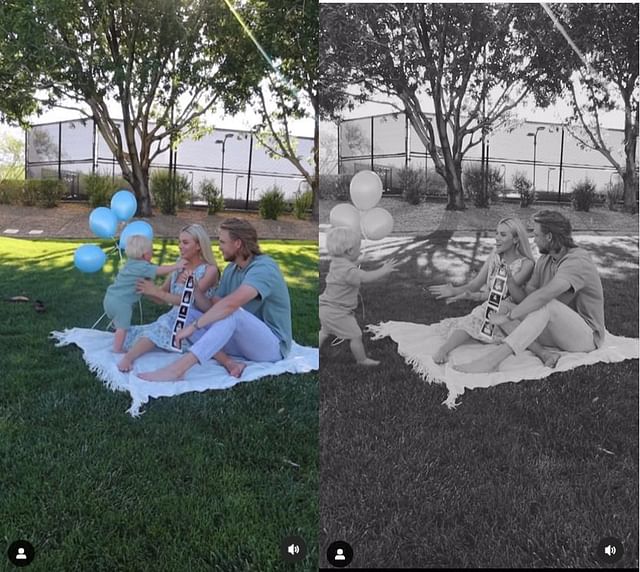 William Karlsson and wife share gender reveal video on instagram (image credit- instagram.com/ efergie13)