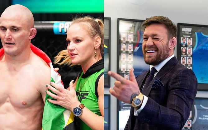 Conor McGregor reacts to Valentina Shevchenko gifting her TUF 32 team and Dana White bullet talismans: "What a woman"
