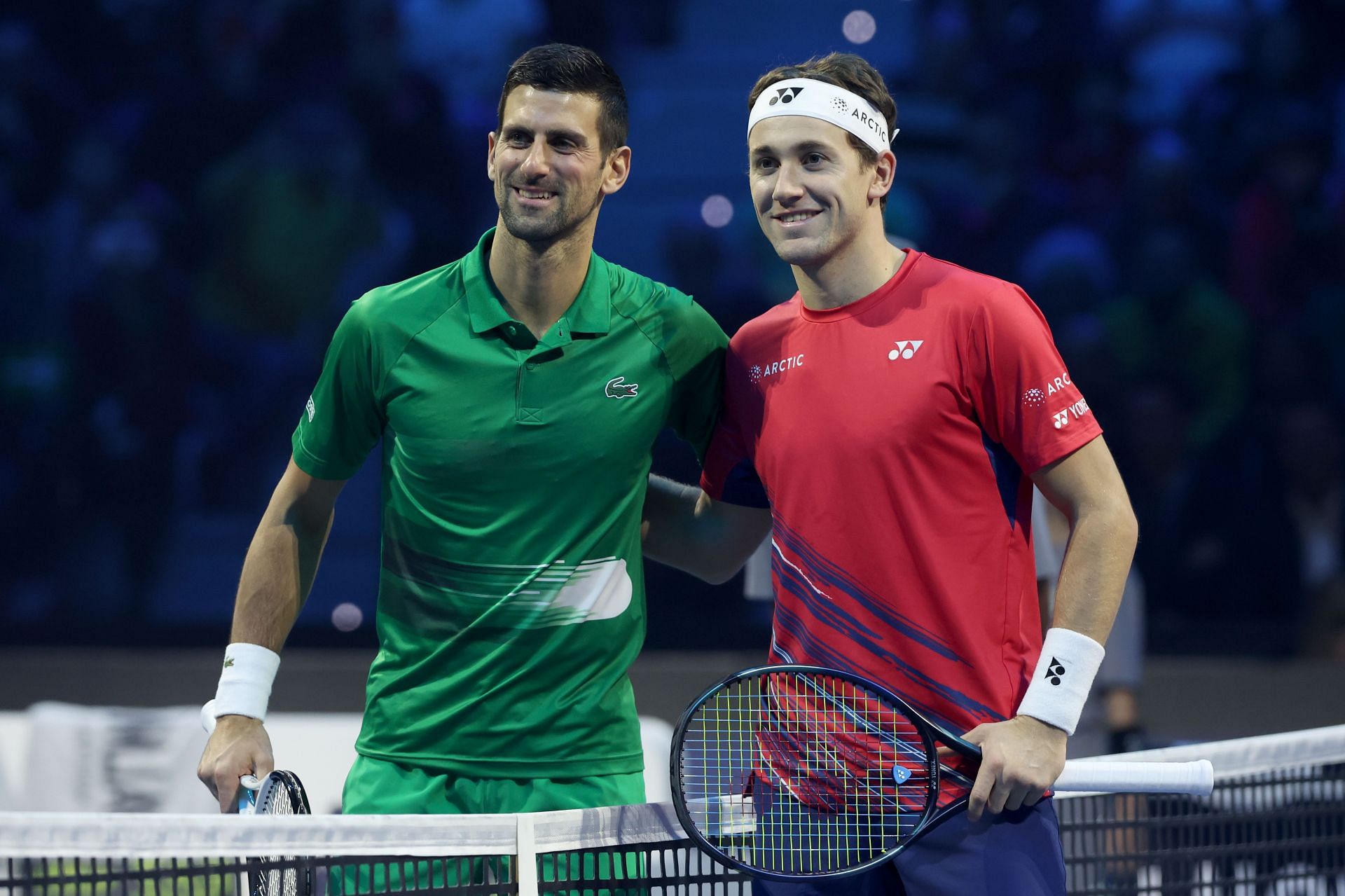Djokovic and Ruud at the ATP Finals