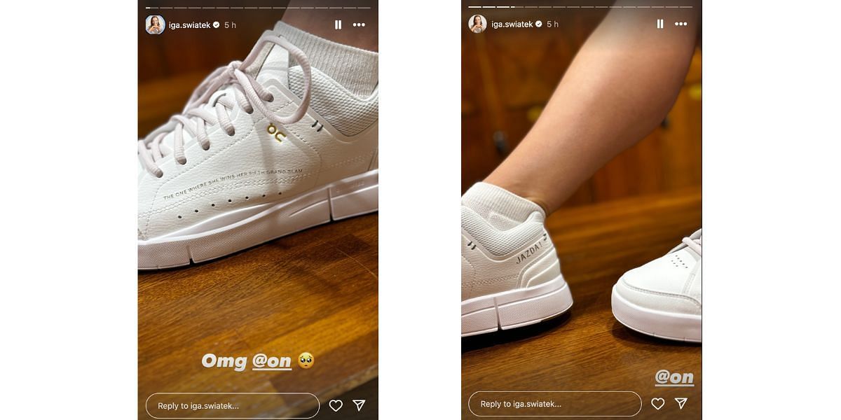 Iga Swiatek&#039;s Instagram stories