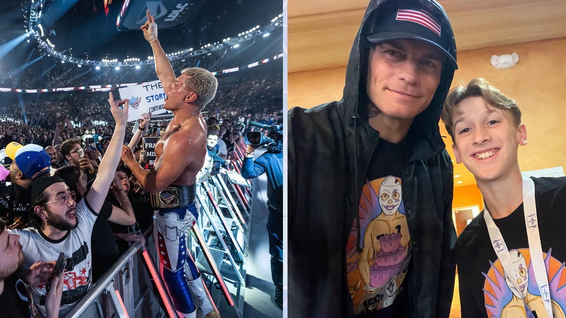 Cody Rhodes lights up the day of another fan [Image Credits: Cody Rhodes/X]