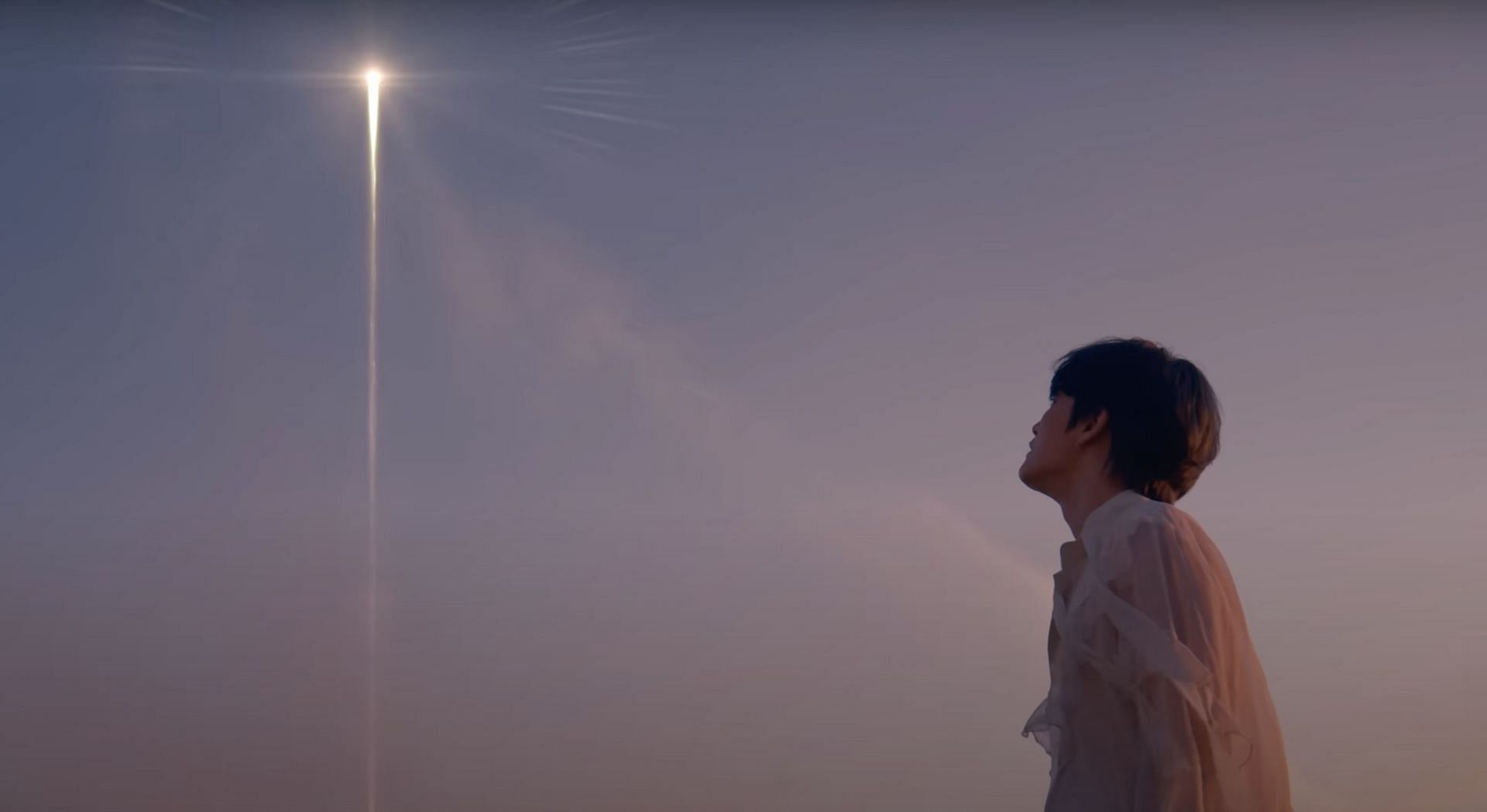 Kim Jae-joong in Glorious Day Music Video (Image via @inkodeofficial/YouTube)