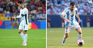 Lionel Messi and Cristiano Ronaldo share unwanted record after Copa America and Euro 2024 group stages