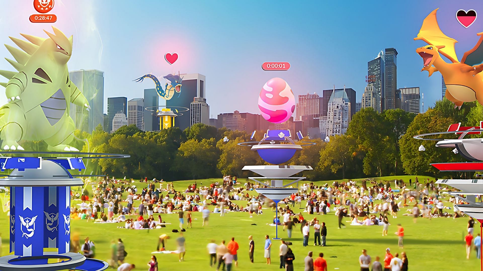 Battle in raids (Image via Niantic)