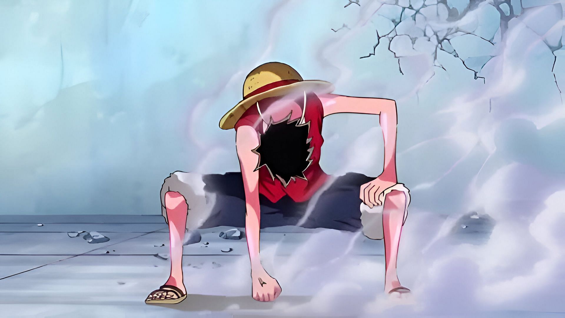 Monkey D Luffy Gear 2 as seen in the anime (Image via Toei Animation)