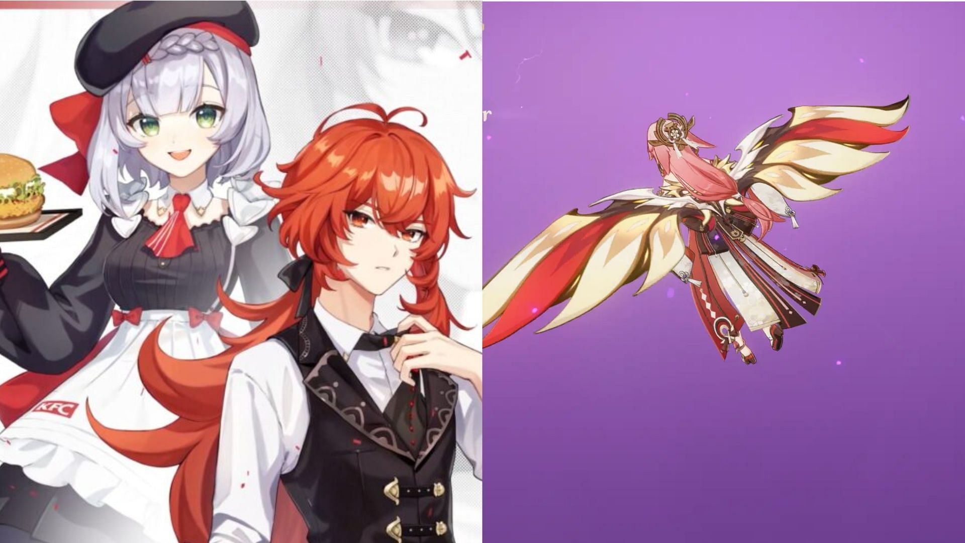 Genshin Impact leaks hint at a KFC themed cosmetic (Image via HoYoverse)