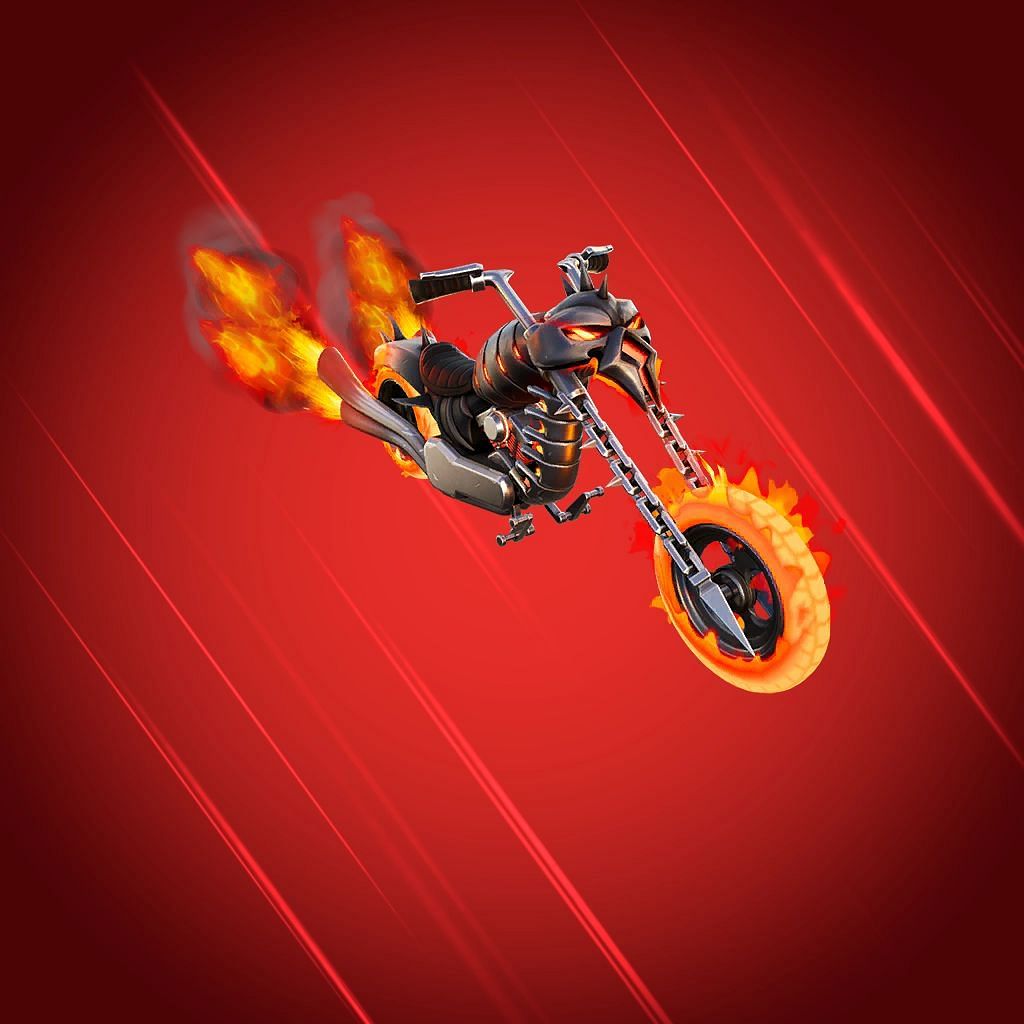 The fiery brilliance makes this Glider one of the best Fortnite Chapter 2 Gliders. (Image via Epic Games)