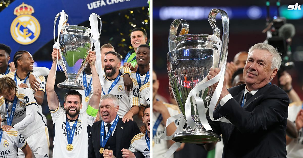 Carlo Ancelotti, Nacho set incredible records after Real Madrid lift 15th Champions League trophy