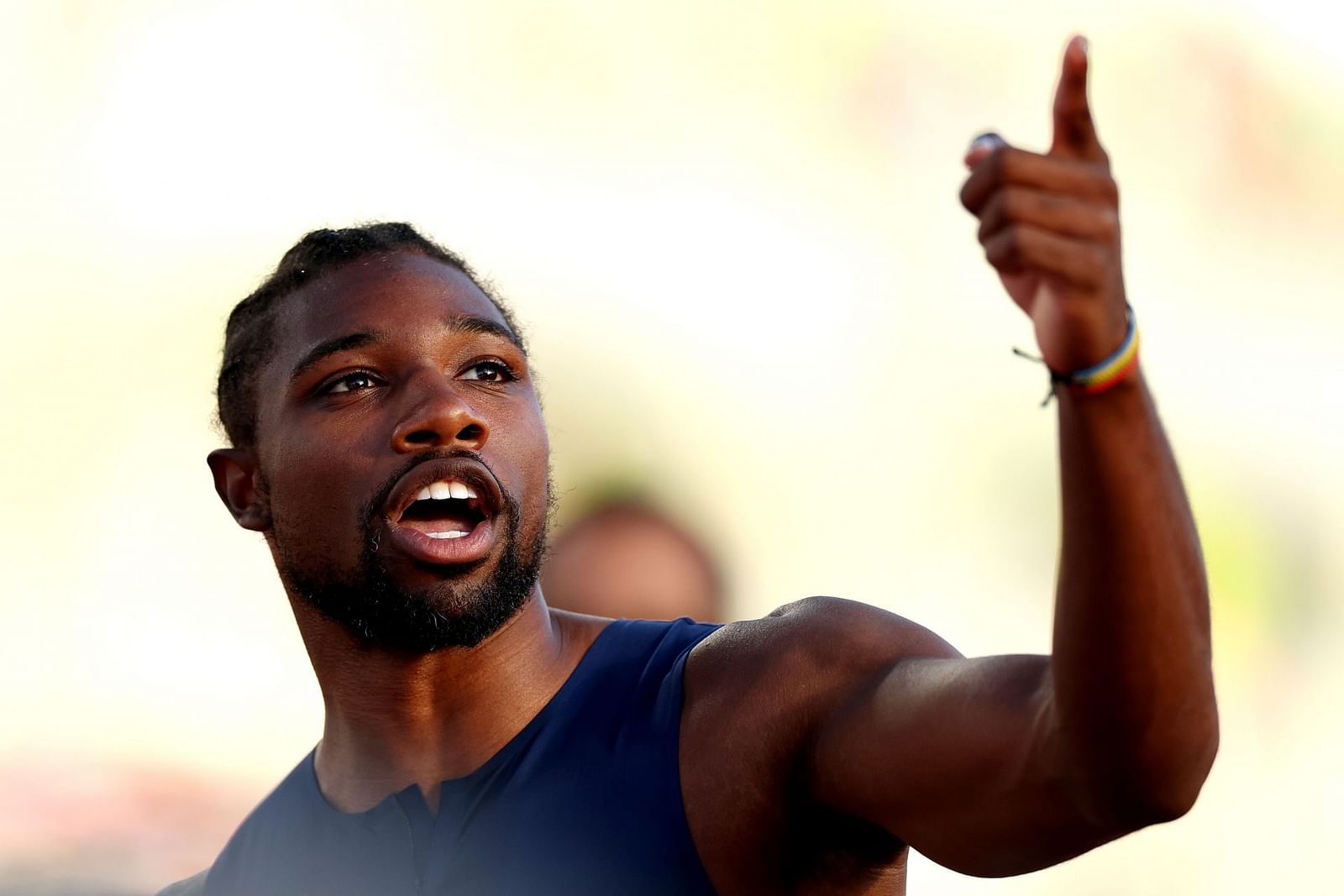 WATCH Noah Lyles in surprise as he clocks the fastest 200m of 2024