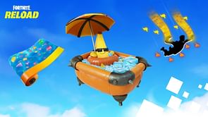 How to get Digital Dogfight Contrail, Pool Cubes Wrap, and NaNa Bath Back Bling for free in Fortnite Reload