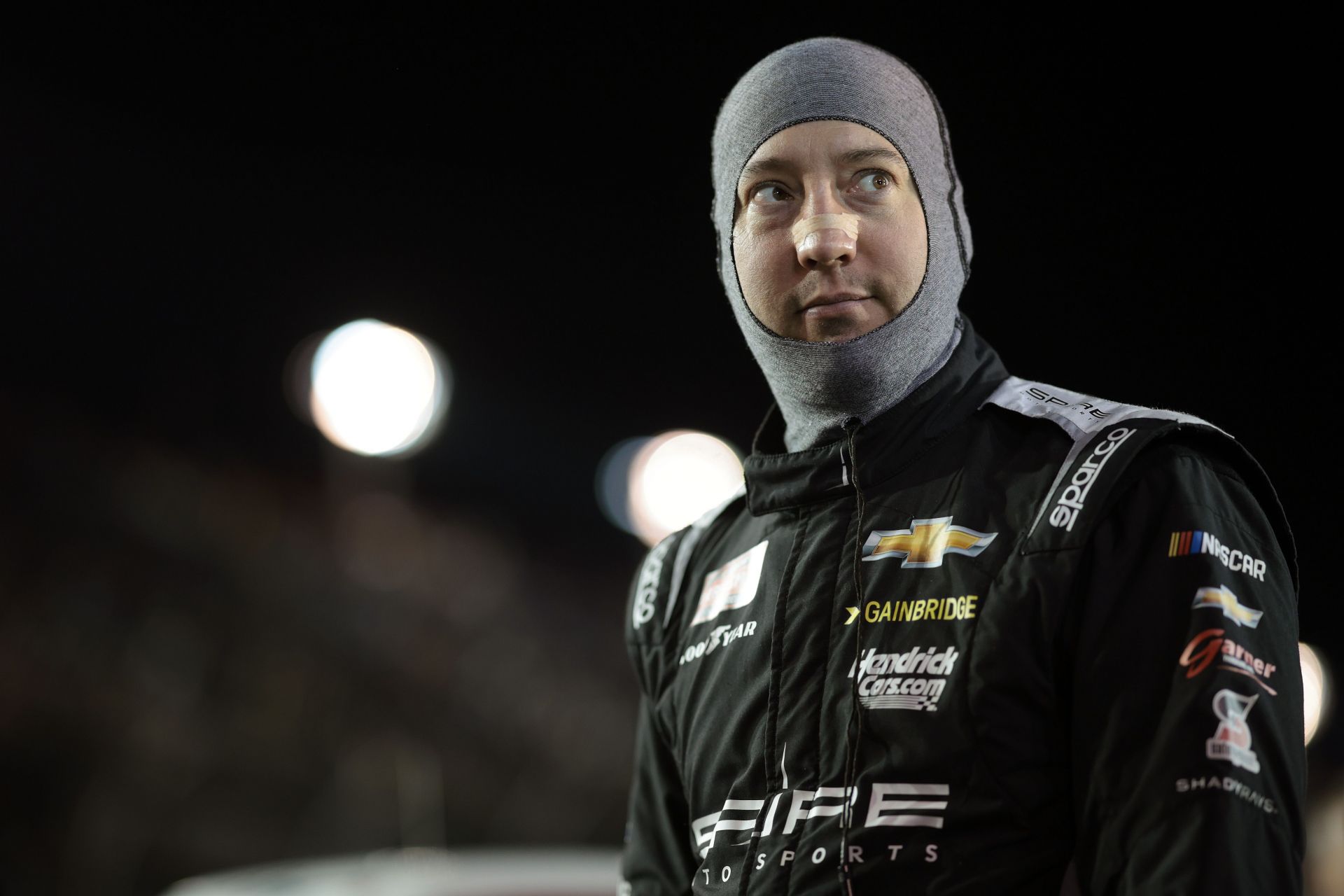 Kyle Busch at the NASCAR Craftsman Truck Series Buckle Up South Carolina 200