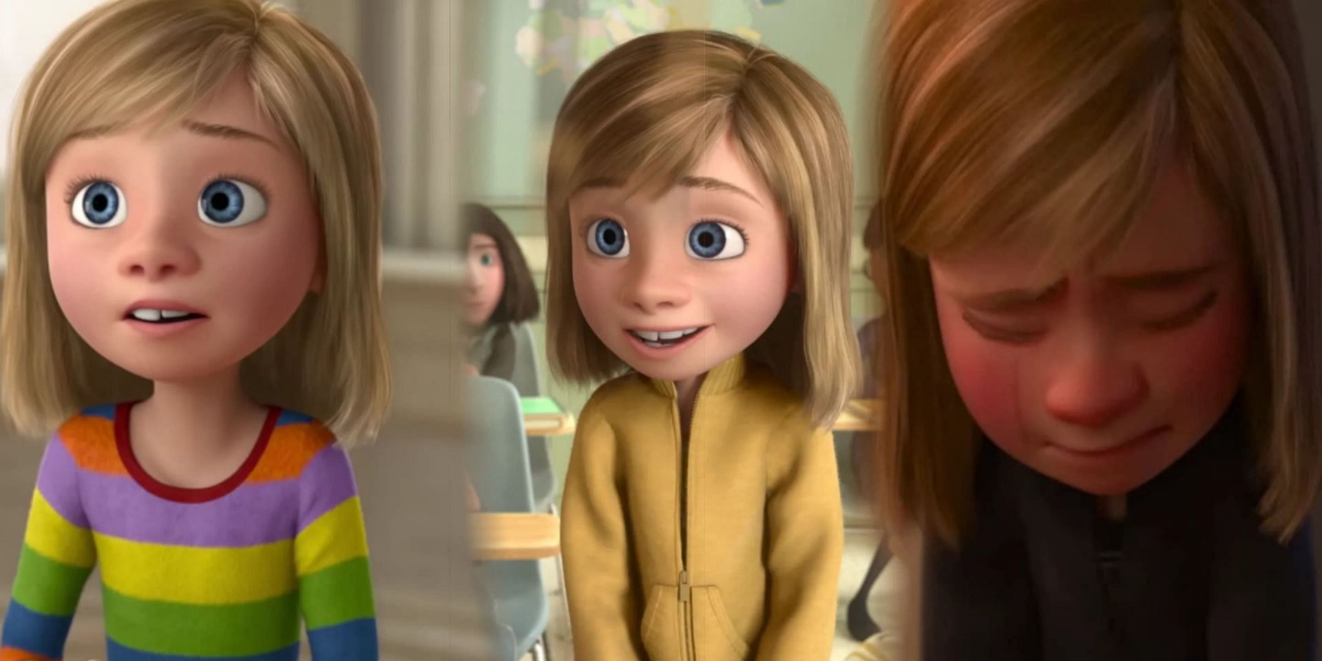 Riley rainbow t-shirt in Inside Out 2 (Image via Reddit)