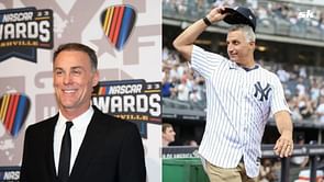 "Hit that backstop or hit that glove" - NASCAR legend Kevin Harvick shares advice Andy Pettitte gave him before ceremonial first pitch