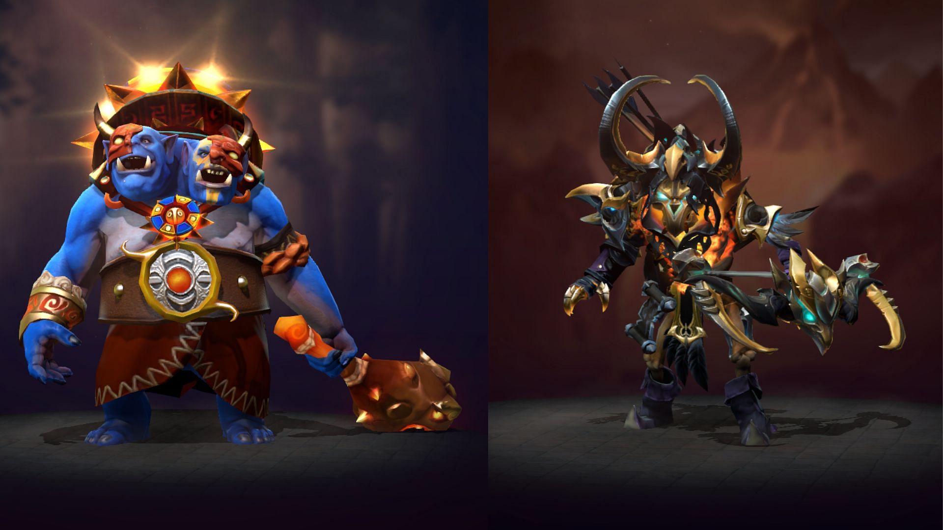 Ogre Magi and Clinkz in Dota 2 (Image via Valve)