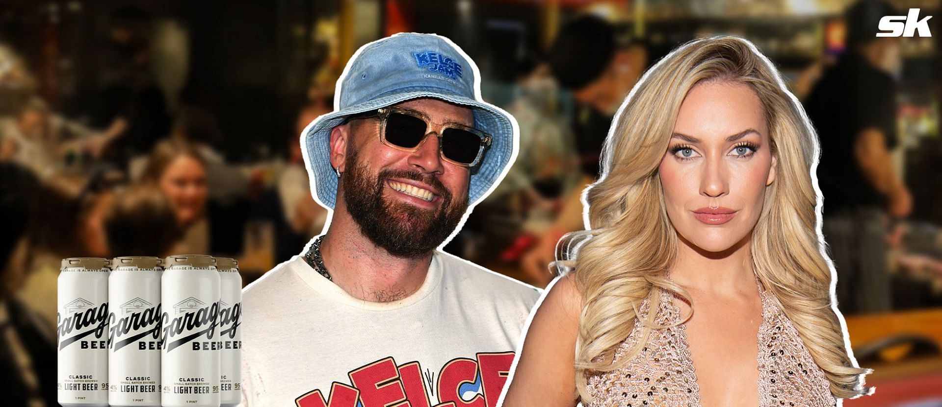 Travis Kelce takes notice of Paige Spiranac chilling with Garage Beer after Chiefs TE&rsquo;s investment in &lsquo;best beer&rsquo; company