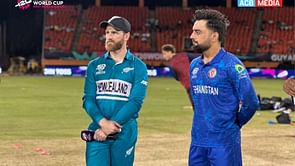 [Watch] Rashid Khan begins his spell by dismissing Kane Williamson in NZ vs AFG T20 World Cup clash