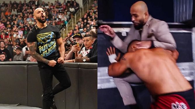 Ricochet sends a message to non-WWE star during his absence from the company
