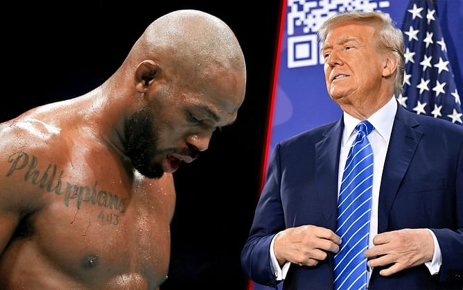 Jon Jones hints at having "sleepless nights" over GOAT debate after Donald Trump's recent comments: "I was never good at anything"