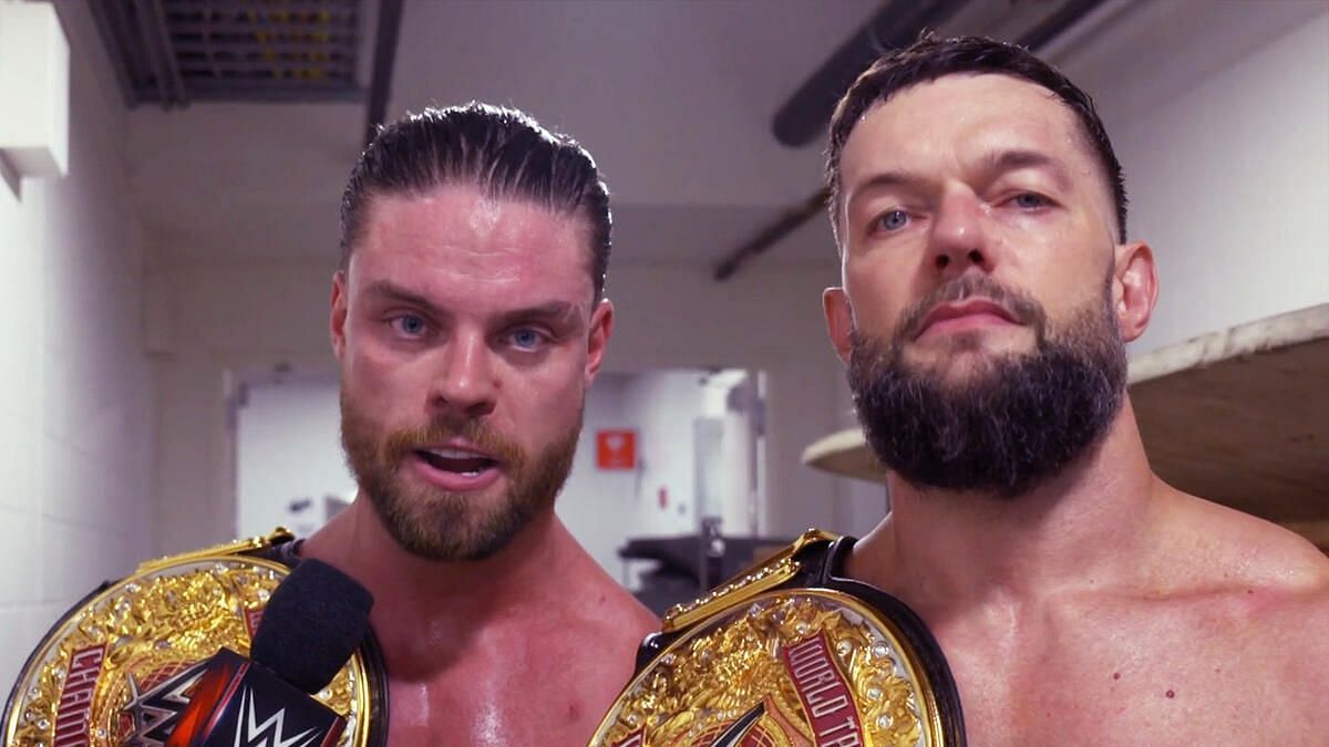 &quot;Finn B&aacute;lor congratulates JD McDonagh on his first main roster title: Raw  exclusive, June 24, 2024&quot;